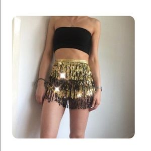 Festival skirt! Sequin tassel skirt/belt
